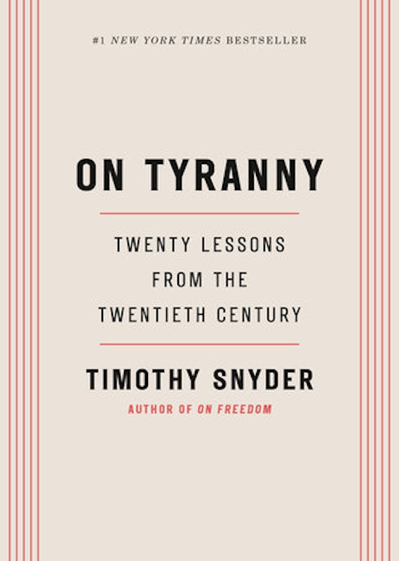 On Tyranny book cover image